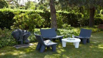 Столик пластиковый журнальный Low Lita Table Pop