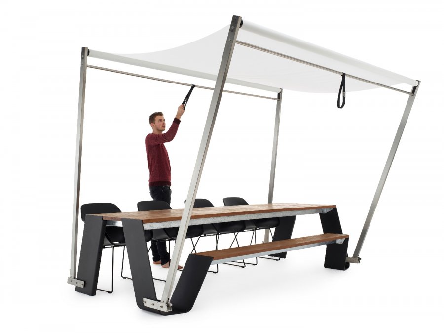 Навеc прямоугольный Hopper Shade 300