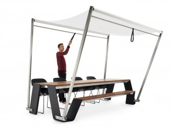 Навеc прямоугольный Hopper Shade 300