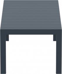 Стол пластиковый раздвижной Vegas Table Medium, темно-серый, 1800-2200х1000х750 мм