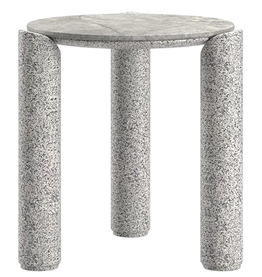 Столик кофейный каменный Lorvain Silver S