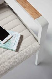 Кресло металлическое с подушкой Nofi