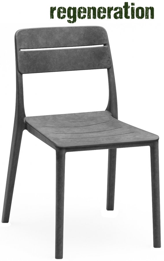 Стул пластиковый Nardi Cassia Bistrot базальт