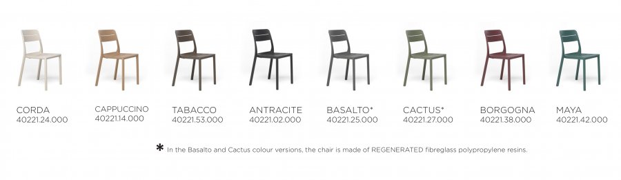 Стул пластиковый Nardi Cassia Bistrot бежевый