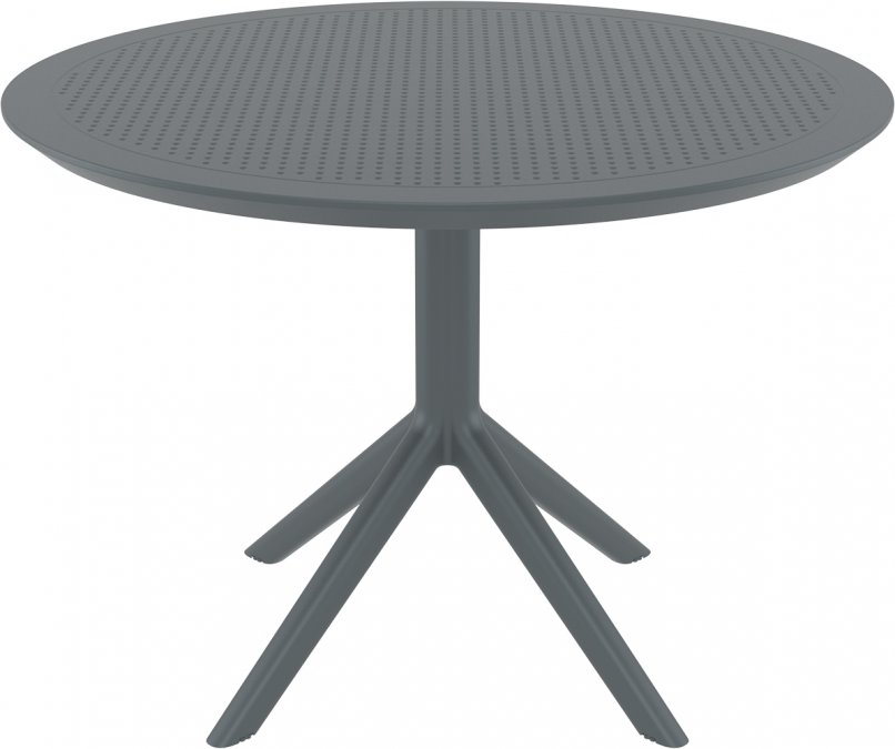 Стол пластиковый Sky Table Ø105, темно-серый, Ø1050х740 мм