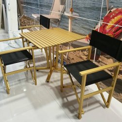 Стол обеденный металлический Aluminium Table
