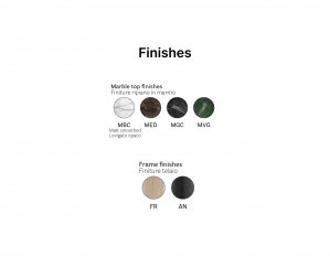 Столик журнальный Malmo Marble