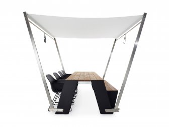 Навеc прямоугольный Hopper Shade 300