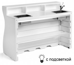 Стойка светящаяся барная с мойкой и ящиком для льда Bartolomeo
