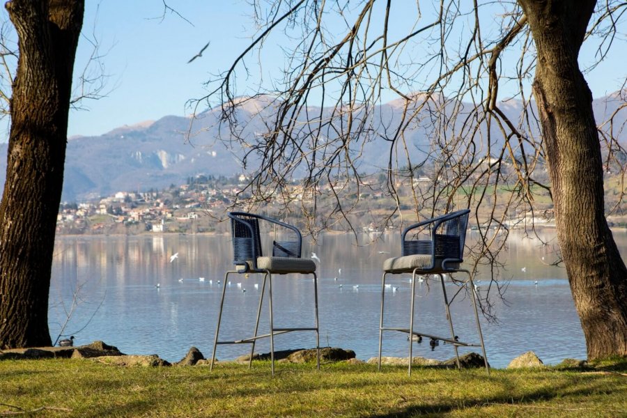 Кресло барное плетеное Rever Pietrasanta