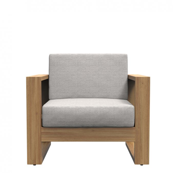 Кресло деревянное с подушками Matisse Teak