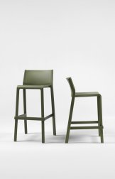 Стул пластиковый полубарный Nardi Trill Stool Mini агава