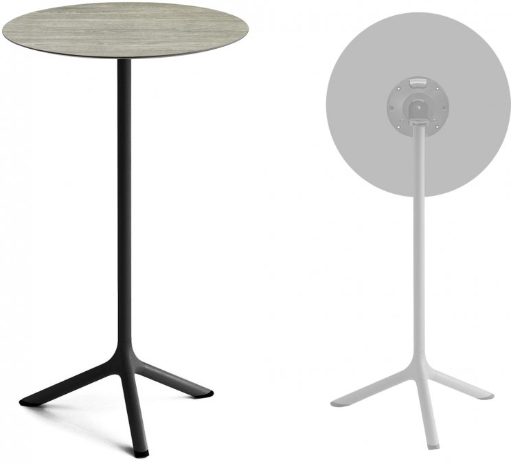 Стол ламинированный барный складной Tripe Folding