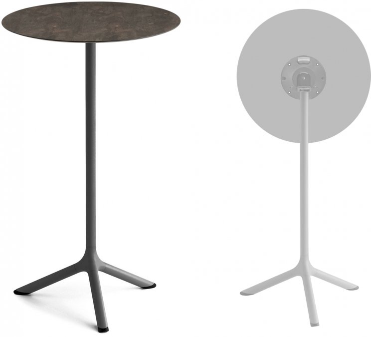Стол ламинированный барный складной Tripe Folding