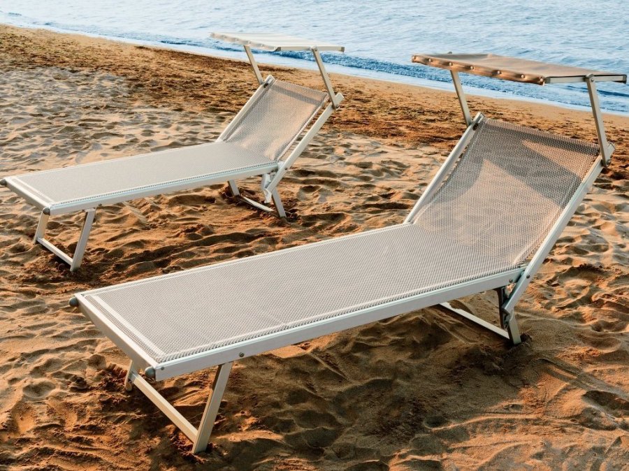 Шезлонг-лежак металлический Maxi Relax