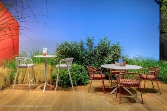 Кресло плетеное с подушкой Panarea