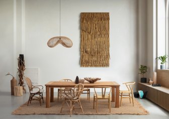 Кресло деревянное плетеное Artas