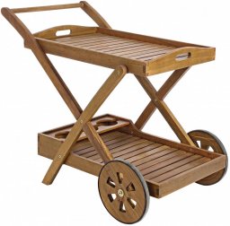 Столик деревянный сервировочный Noemi Trolley