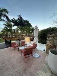 Кресло металлическое с подушками Pilar Lounge