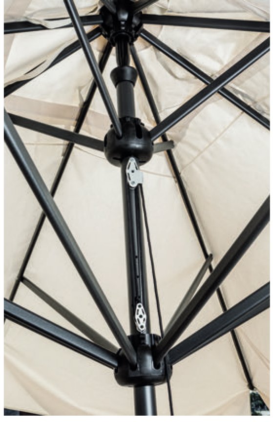 Зонт профессиональный телескопический 3х4 м Leonardo Telescopic