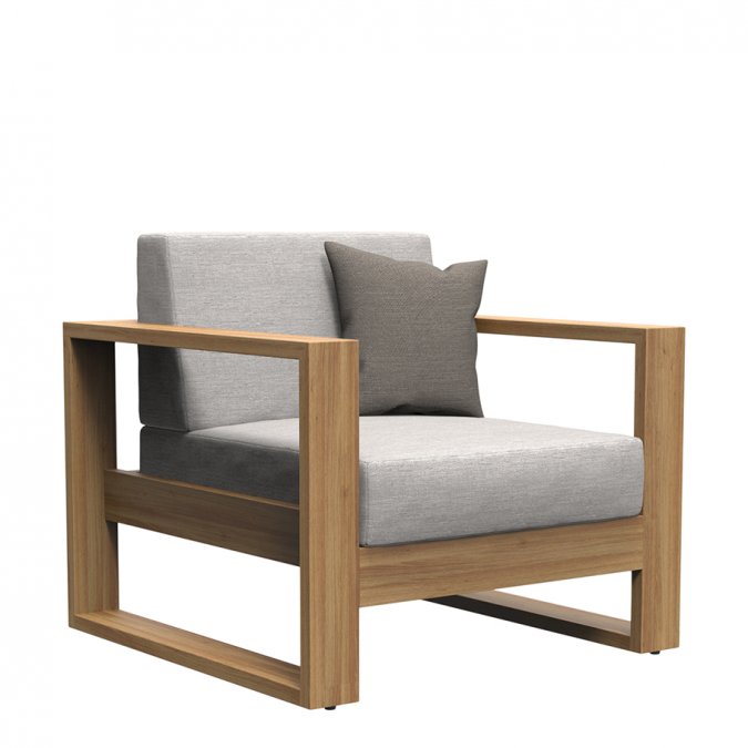 Кресло деревянное с подушками Matisse Teak