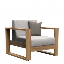 Кресло деревянное с подушками Matisse Teak