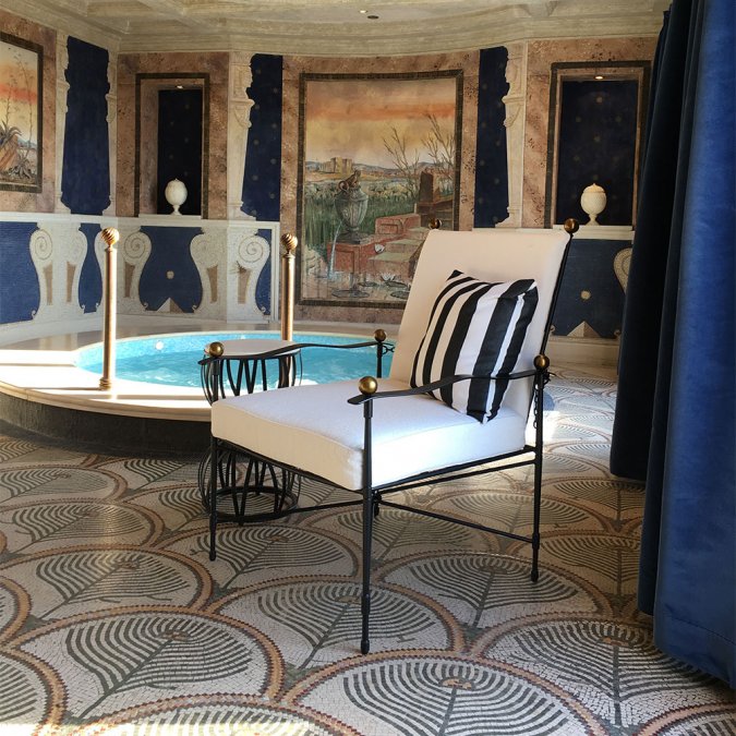 Столик металлический кофейный Amalfi