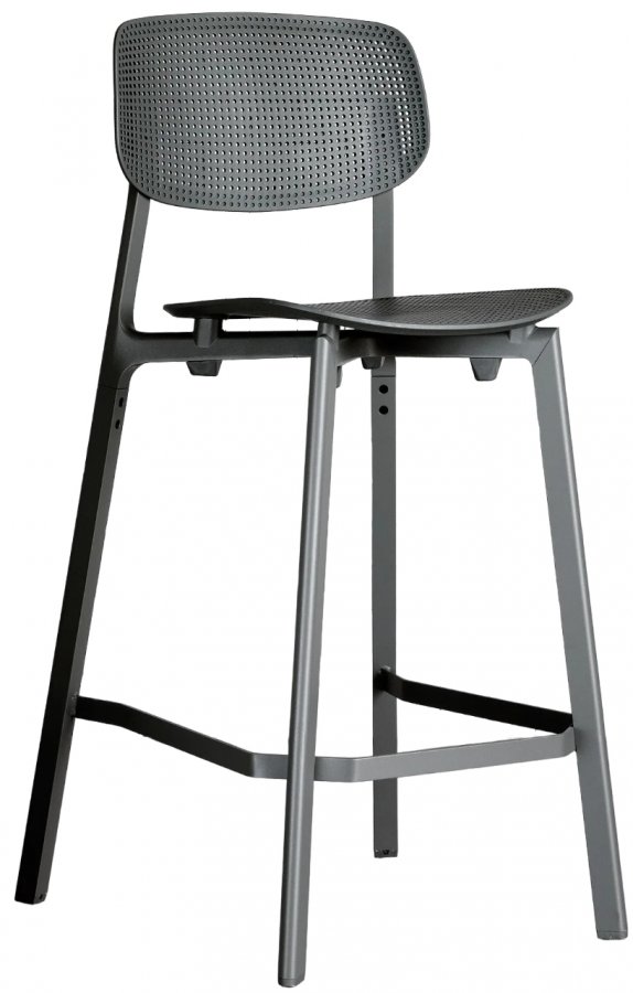 Стул полубарный пластиковый Kristalia Colander