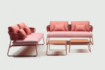 Диван плетеный с подушками Lisa Sofa Club