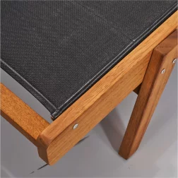 Шезлонг-лежак текстиленовый Textilene Padded
