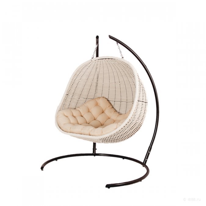 Кресло плетеное подвесное Cocoon Twin