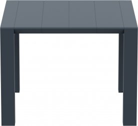 Стол пластиковый раздвижной Vegas Table, темно-серый, 1000-1400х1000х750 мм