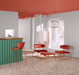 Пуф с обивкой Lisa Lounge Pouf