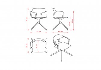 Кресло офисное вращающееся-thumbs-Фото3