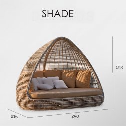 Лаунж-диван плетеный Shade