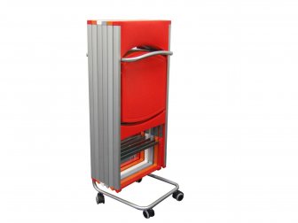 Стул пластиковый складной Gaber Compact черный