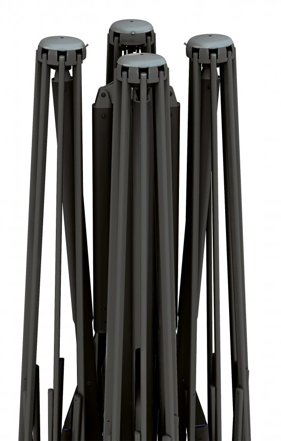 Зонт профессиональный четырехкупольный 6х6 м Galaxia Quattro Carbon
