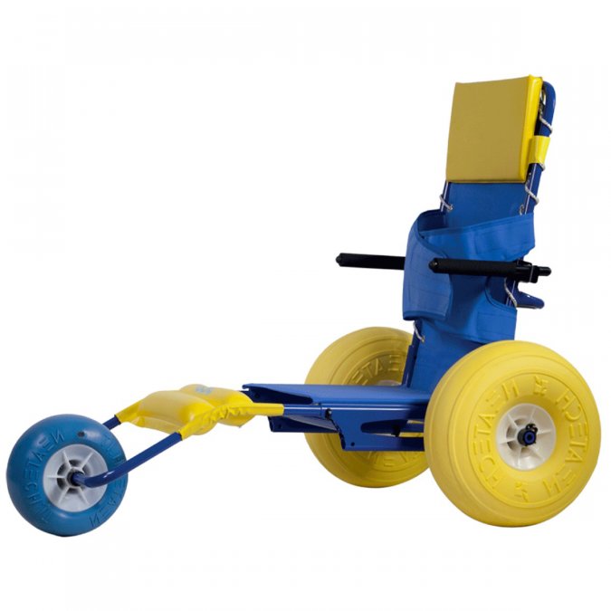 Инвалидный шезлонг для бассейна и пляжа Roller