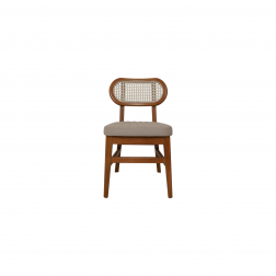 Стул деревянный с обивкой Iglo Wicker