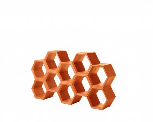 Стеллаж пластиковый книжный Hexa Pop