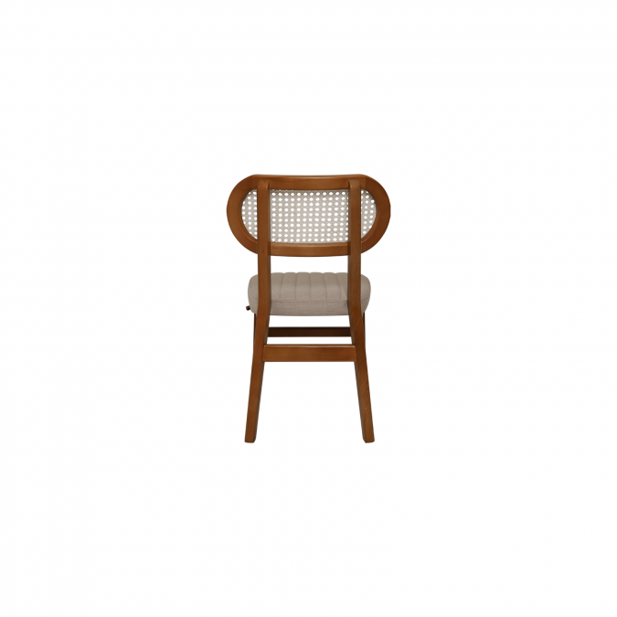 Стул деревянный с обивкой Iglo Wicker