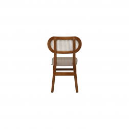 Стул деревянный с обивкой Iglo Wicker