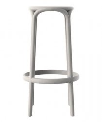 Табурет пластиковый барный Vondom Brooklyn Basic белый