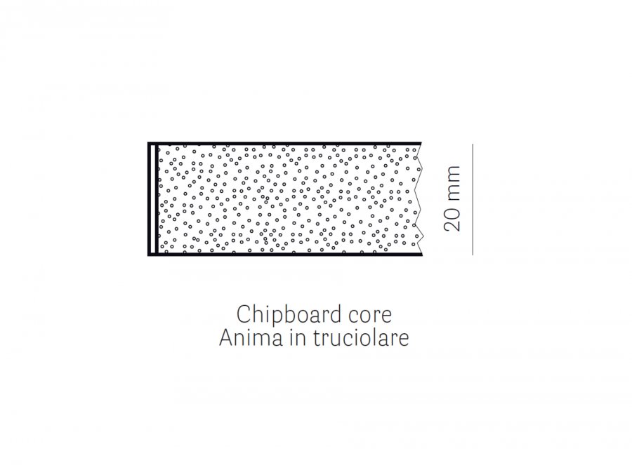 Столешница круглая Laminate Chromed Edge