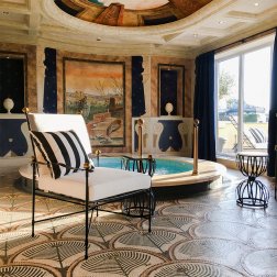 Столик металлический кофейный Amalfi