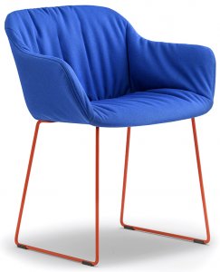Babila XL Кресло на полозьях с обивкой
