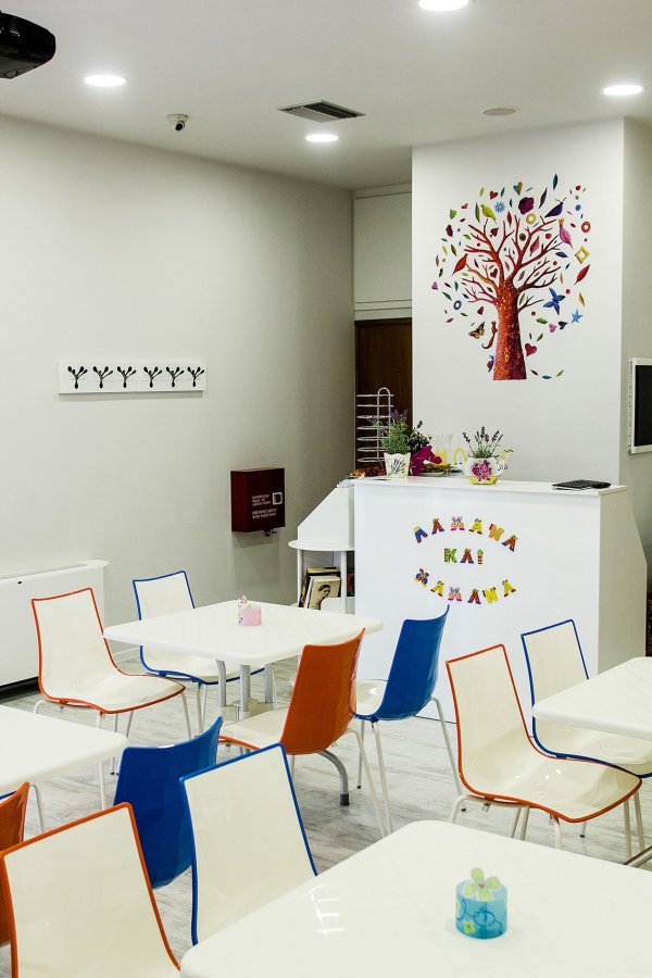 Стул пластиковый Scab Design Zebra Bicolore 4 legs белый, синий