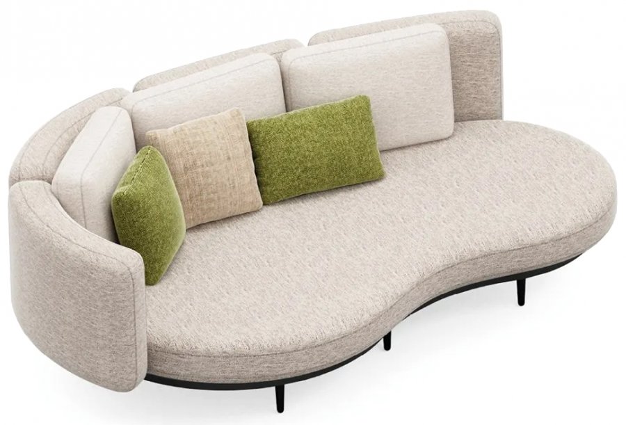 Диван дизайнерский с подушками Organix Lounge