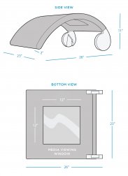 Козырек для лежака Signature