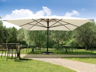 Зонт профессиональный телескопический 6х6 м Capri Dark